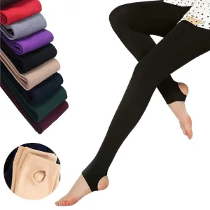 Candy Color Stretch Fleece Leggings