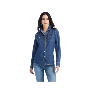 Ariat Women's Farriday Denim Bluelight Shirt