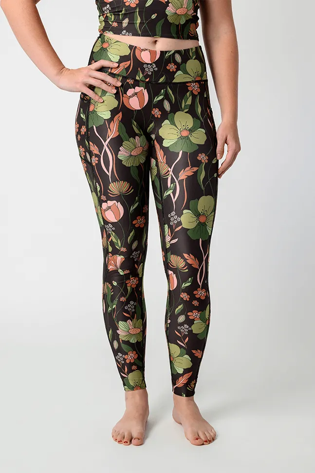 Botanical Garden Printed Yoga Leggings