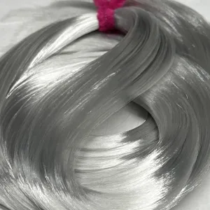 DG Straight Nylon Shimmer Shine Silver Surfer JN414A 1oz/28g 36 inch/92cm Doll Hair