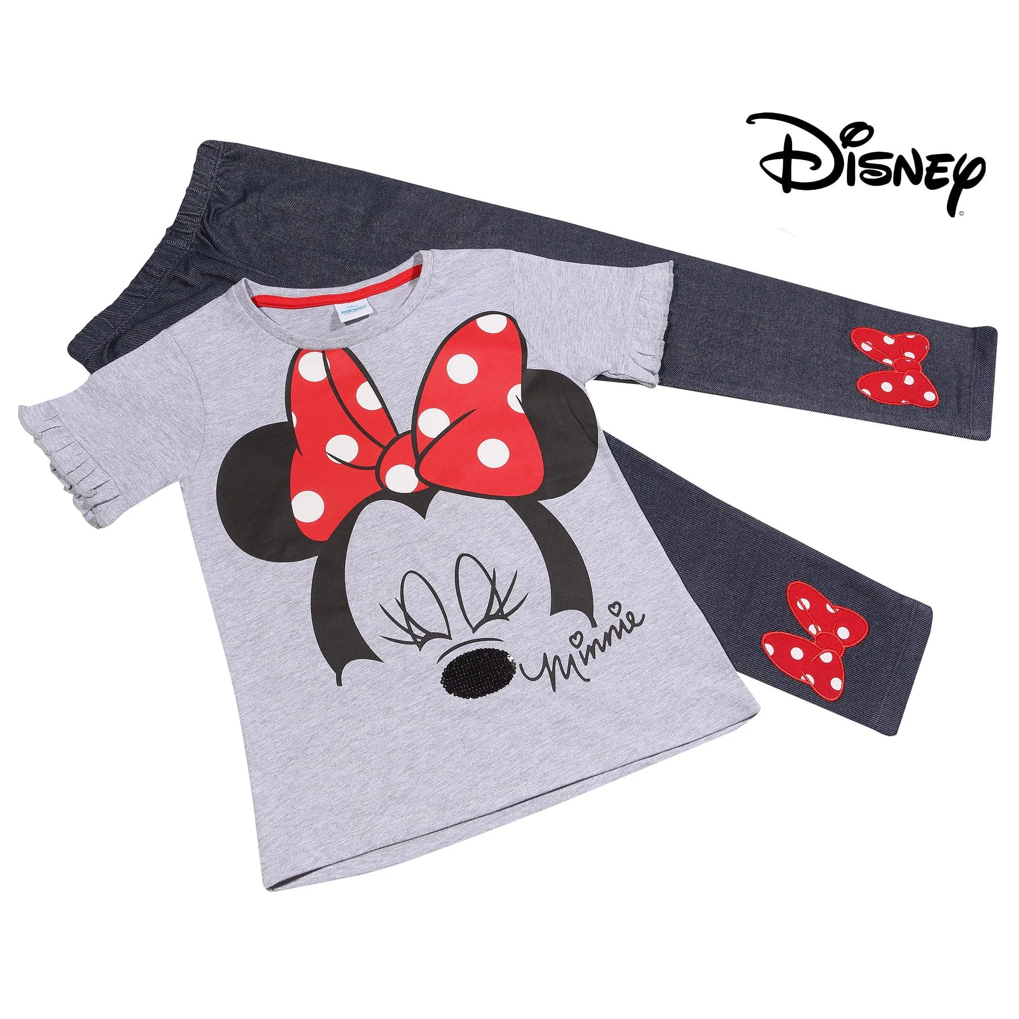 Disney Minnie Mouse Girls T-Shirt and Leggings Set