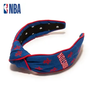 HOUSTON ROCKETS LELE SADOUGHI / NBA BLUE EMBROIDERED KNOTTED HEADBAND