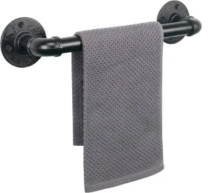 Industrial Pipe Towel Rack Towel Bar-40CM