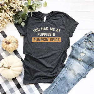 Mission Driven "Puppies & Pumpkin Spice" T-Shirt