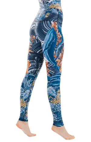 Whale Hello Printed Yoga Leggings