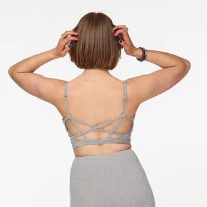 Zigzag Bra | Grey